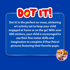 Skillmatics Dot It Sticker Art kid creating with stickers to foster creativity