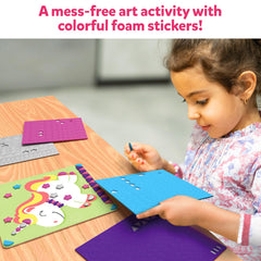 Skillmatics colorful foam stickers, convenient pack for quick craft sessions.