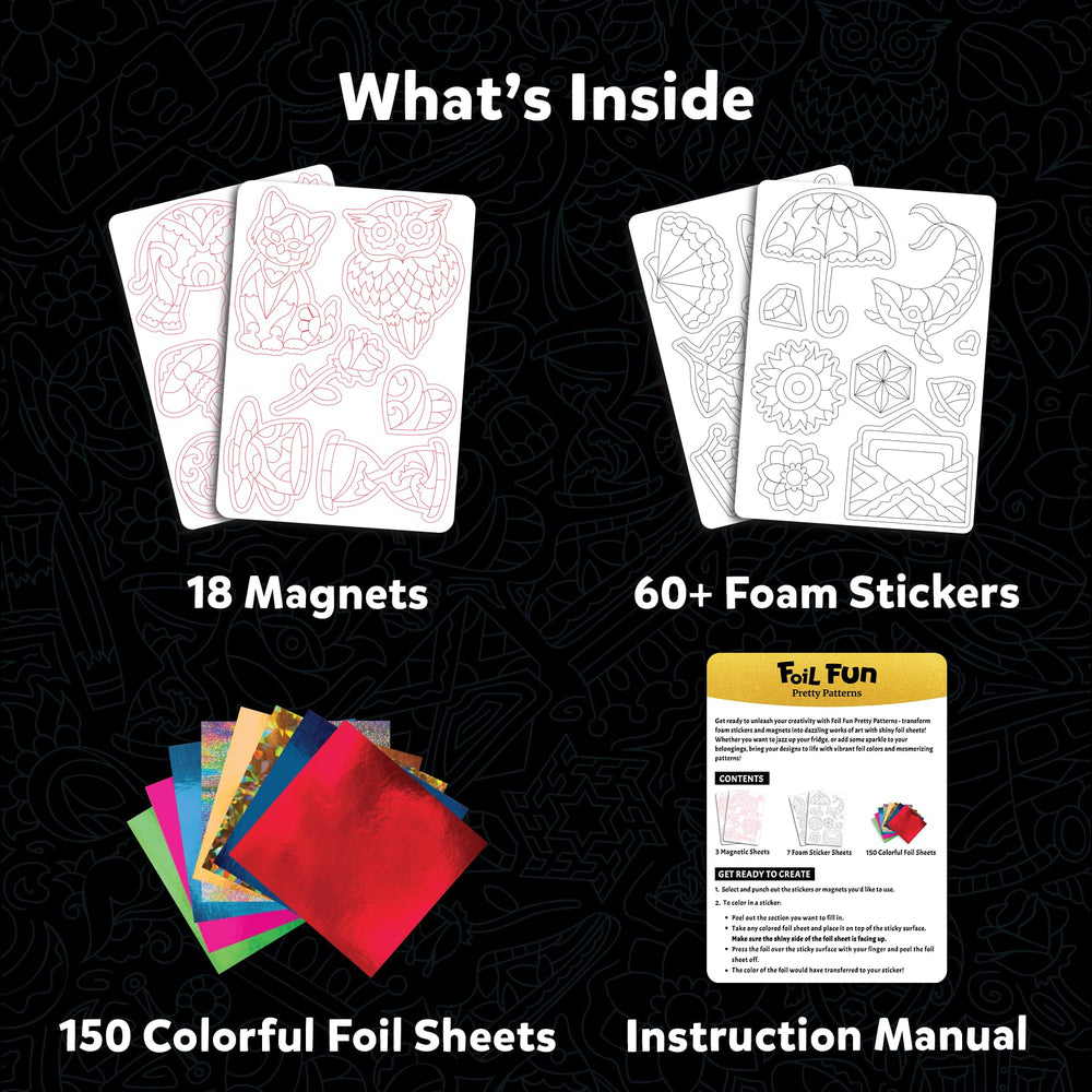 Skillmatics Foil Fun color foil sheets brightening DIY projects with sparkling detail.