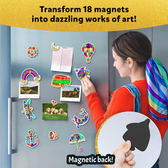 Skillmatics Foil Fun instruction manual guiding simple, kid-friendly crafting steps.