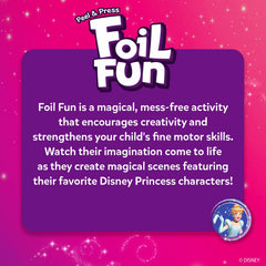 Skillmatics Foil Fun Disney Princess travel-friendly kit supports screen-free fun anywhere.