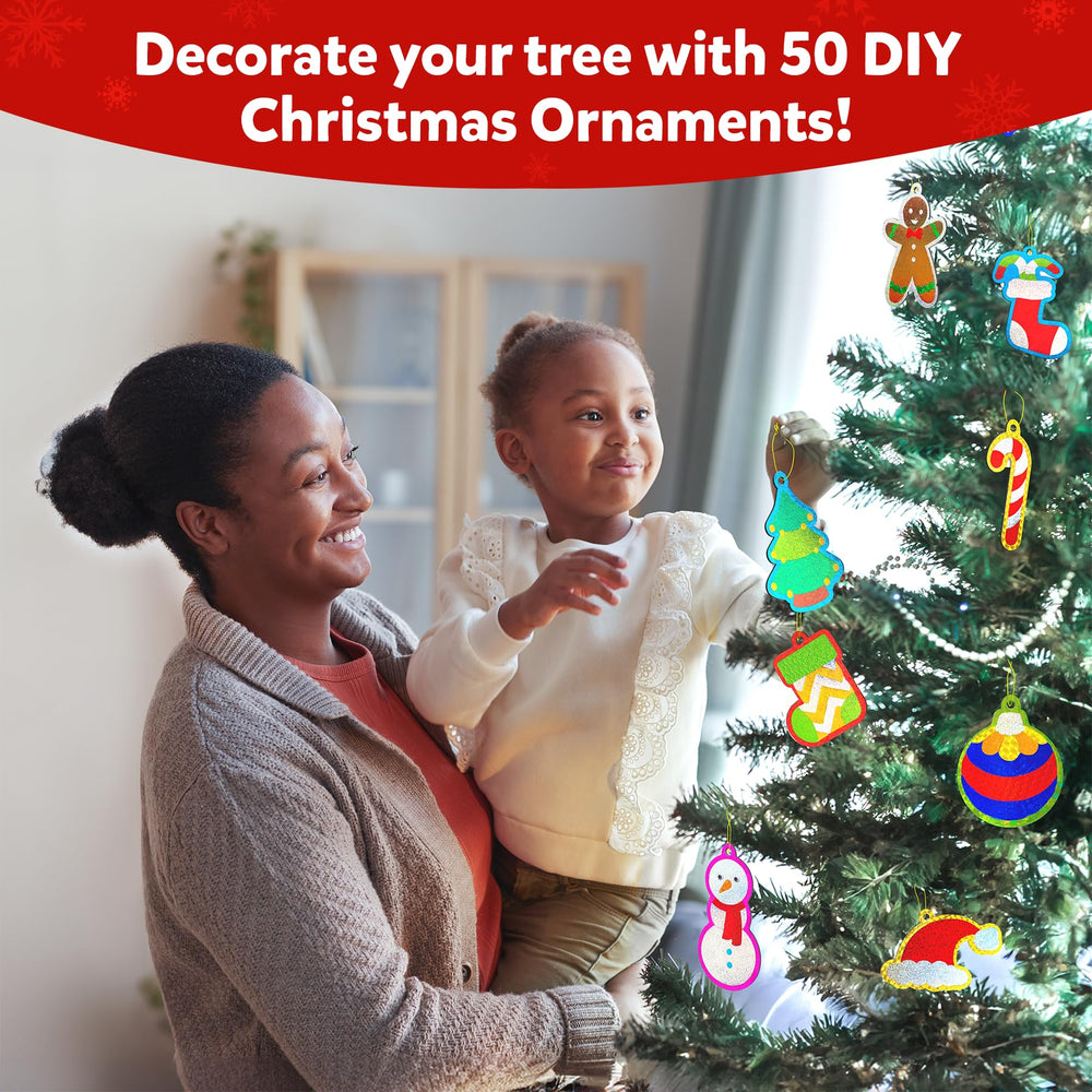 Skillmatics Foil Fun golden strings ideal for hanging finished ornaments with flair.