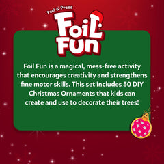 Skillmatics Foil Fun holiday party activity makes kids and parents smile together.