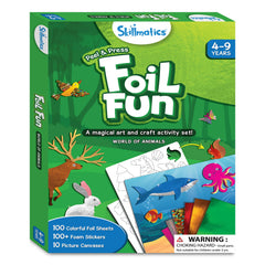 Skillmatics Foil Fun instruction manual: simple steps help kids start crafting with confidence.