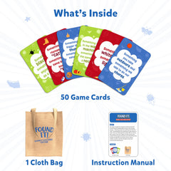 Skillmatics Found It Double Challenge cards with rhyming prompts encourage interactive exploration.