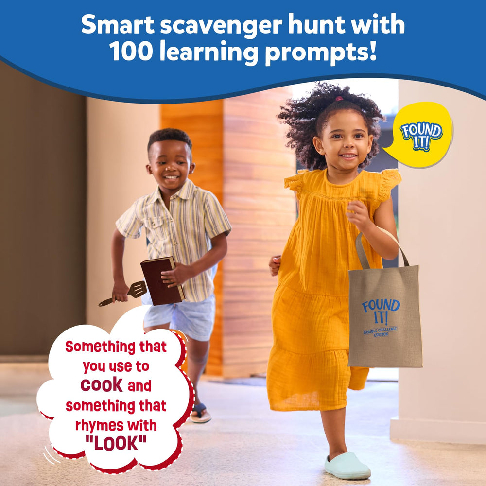 Skillmatics scavenger hunt bag included for easy cleanup and portable play.