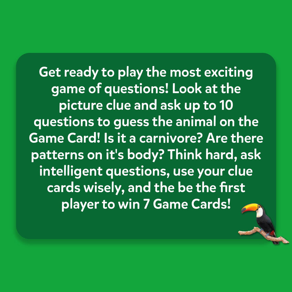 Skillmatics Guess in 10 Animal Picture Clues instruction manual included for easy setup.