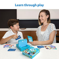 Ages 6+ engaged with Skillmatics Guess in 10 Professions challenges