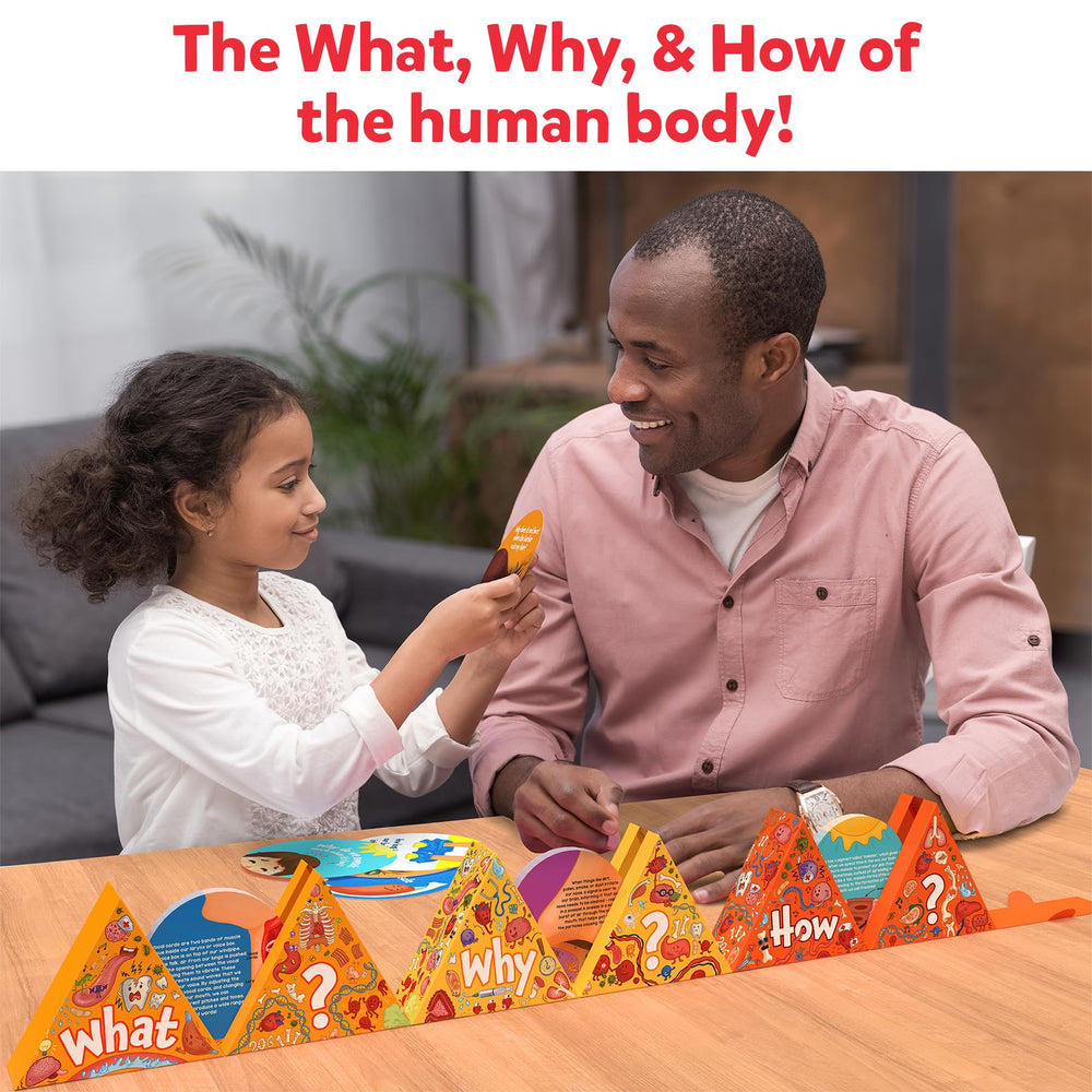 Skillmatics health and hygiene card promoting healthy habits through engaging prompts.