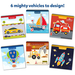 Skillmatics Peelies spiral binding makes pages easy to flip for little hands.