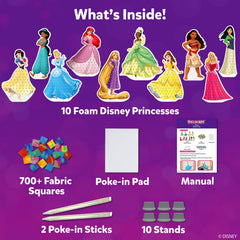 Ariel foam princess with fabric squares for imaginative oceanside display.