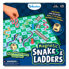 Skillmatics Snakes & Ladders magnetic board for customizable playfield during family sessions