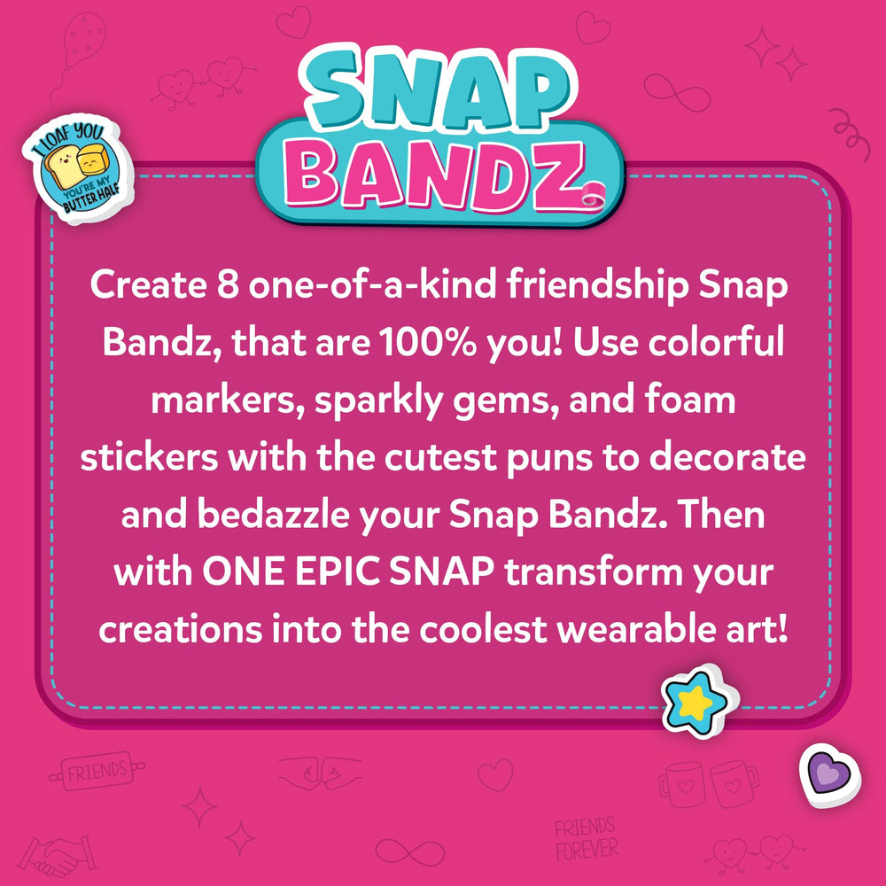 Skillmatics Snap Bandz gift packaging-ready for birthdays or sleepovers