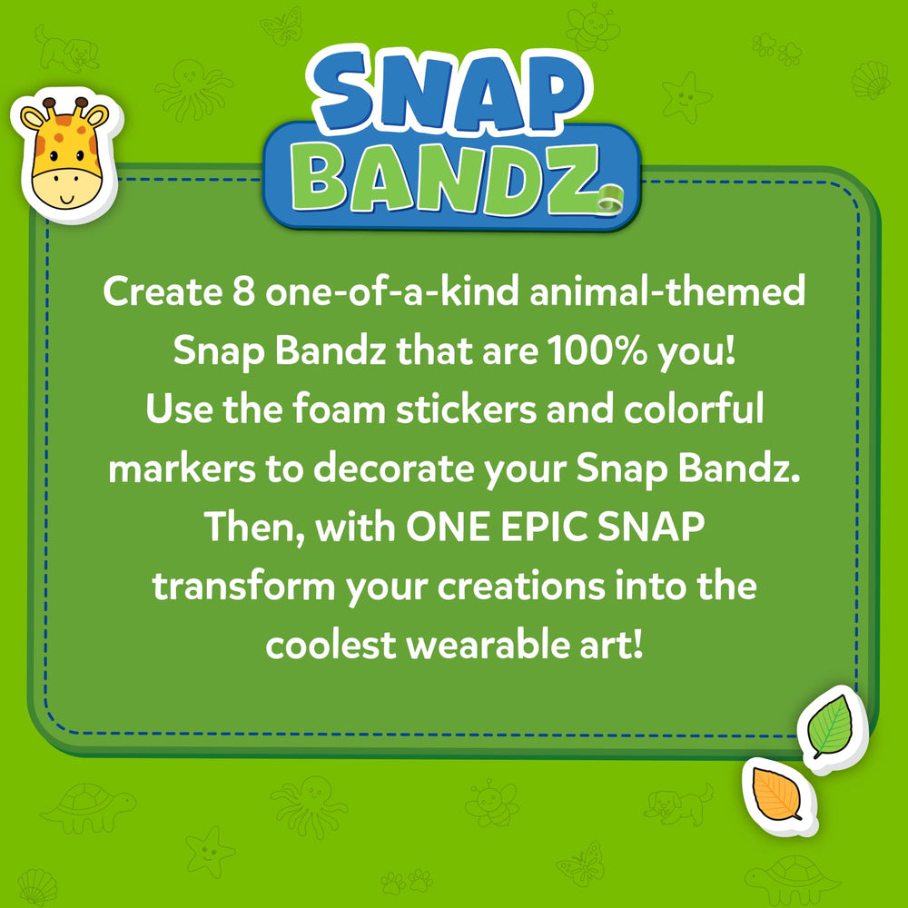 Screen-free fun with Skillmatics Snap Bandz crafting kit