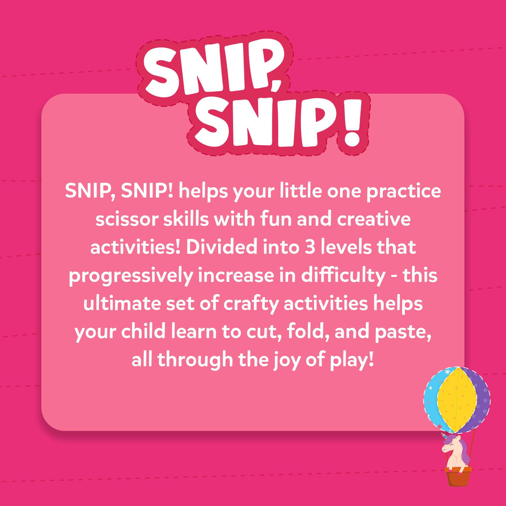 Skillmatics Snip Snip gift for ages 3-7 offers educational fun