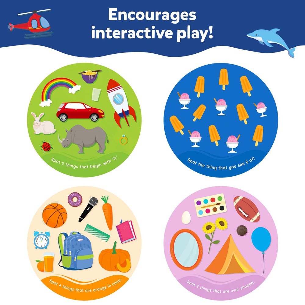 Skillmatics Spot and Learn double-sided-cards provide versatile prompts for variety in daily play.