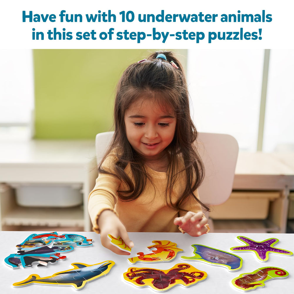 Skillmatics Step by Step Puzzles: 5-piece underwater puzzle encouraging extended focus.