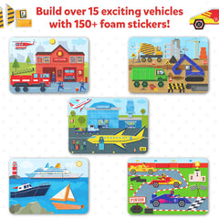 Skillmatics Tangram Twist race car tangrams inspire imaginative, hands-on construction.