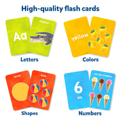 Skillmatics cards show numbers for counting practice and number sense