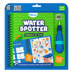 Skillmatics Water Spotter cover; portable, mess-free learning on the go.