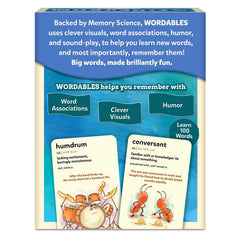 Skillmatics Wordables vocabulary recall and usage skills grow through engaging play.