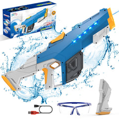 Skirfy electric water gun battery installation for quick setup.