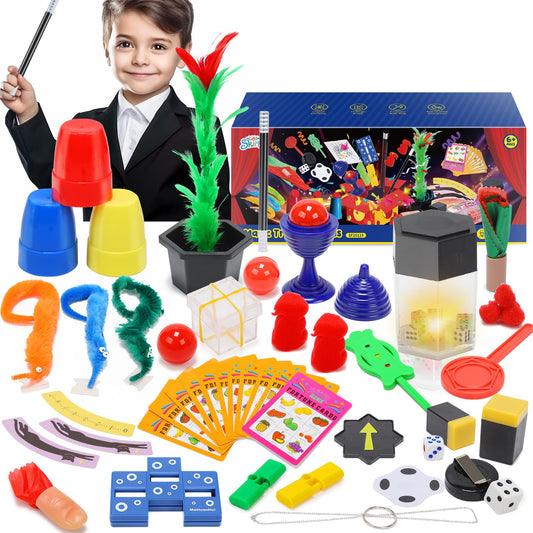 Skirfy Magic Kit: flatten the dice trick for confident beginners and vibrant play.