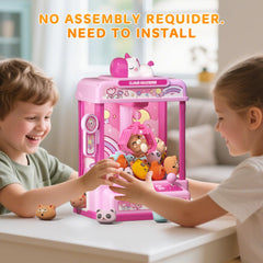 Skirfy prize dispenser rotates 360 degrees for dynamic gameplay.