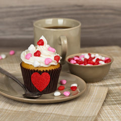 SKIUEMI self-adhesive hearts with protective backing for quick use.