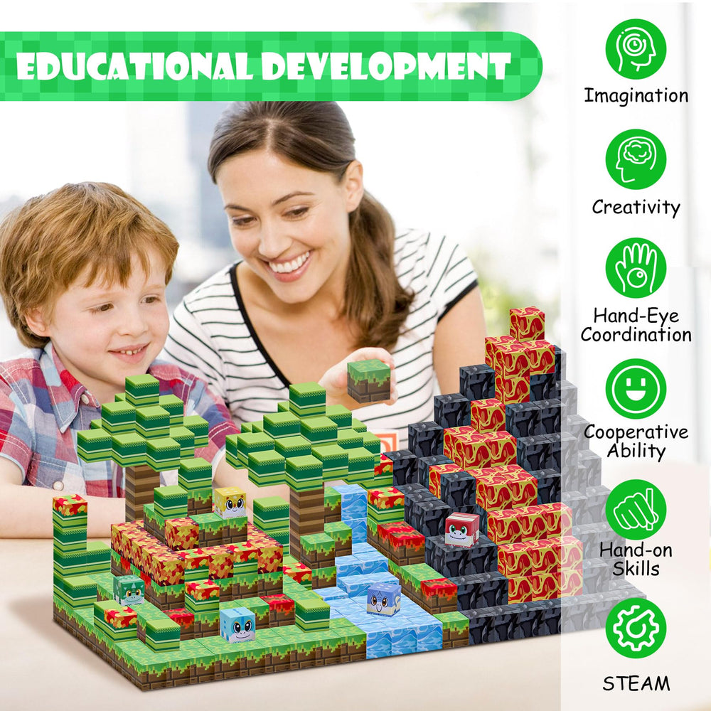 SKTMYY blocks sized for small hands for easy grasp and play.