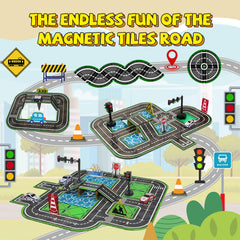 SKTMYY pullback cars on tiles promoting kinetic, cause-and-effect play