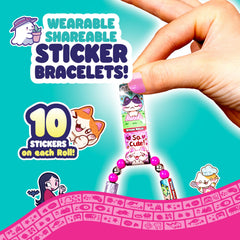 Sky Castle holographic Sticki Rolls provide restickable stickers with no residue