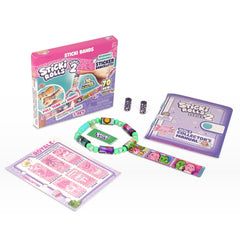 Sky Castle Sticki Rolls bracelet-wearable with shareable holographic stickers for gifting.