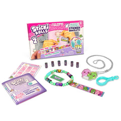 Sky Castle Sticki Rolls pendant pack on bracelet showcasing collectible designs for kids.