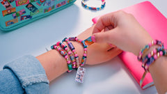 Sky Castle Sticki Rolls Quick-Grip clasp demo on bracelets