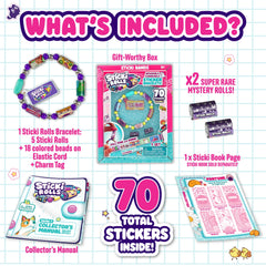 Sky Castle Sticki Rolls Quick-Grip clasp enables quick swaps