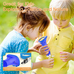 SkyBASIC microscope offers simple operation for kids to observe object details.