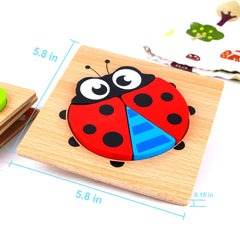 Skyfield wooden animal puzzle bird: vibrant pieces boost sensory exploration and focus.