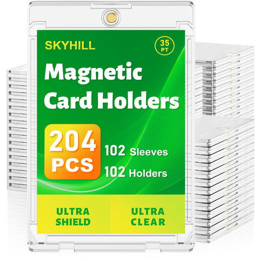 Skyhill 102ct magnetic card holders full set in an organized display