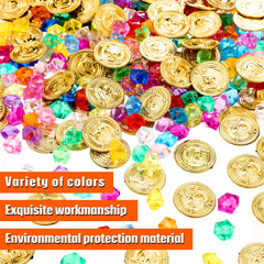 Skylety acrylic gems shine brilliantly under light, perfect for dramatic party accents.