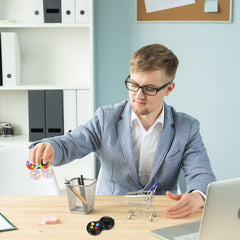 Skylety spring slider and spin dial offer sensory variety during downtime