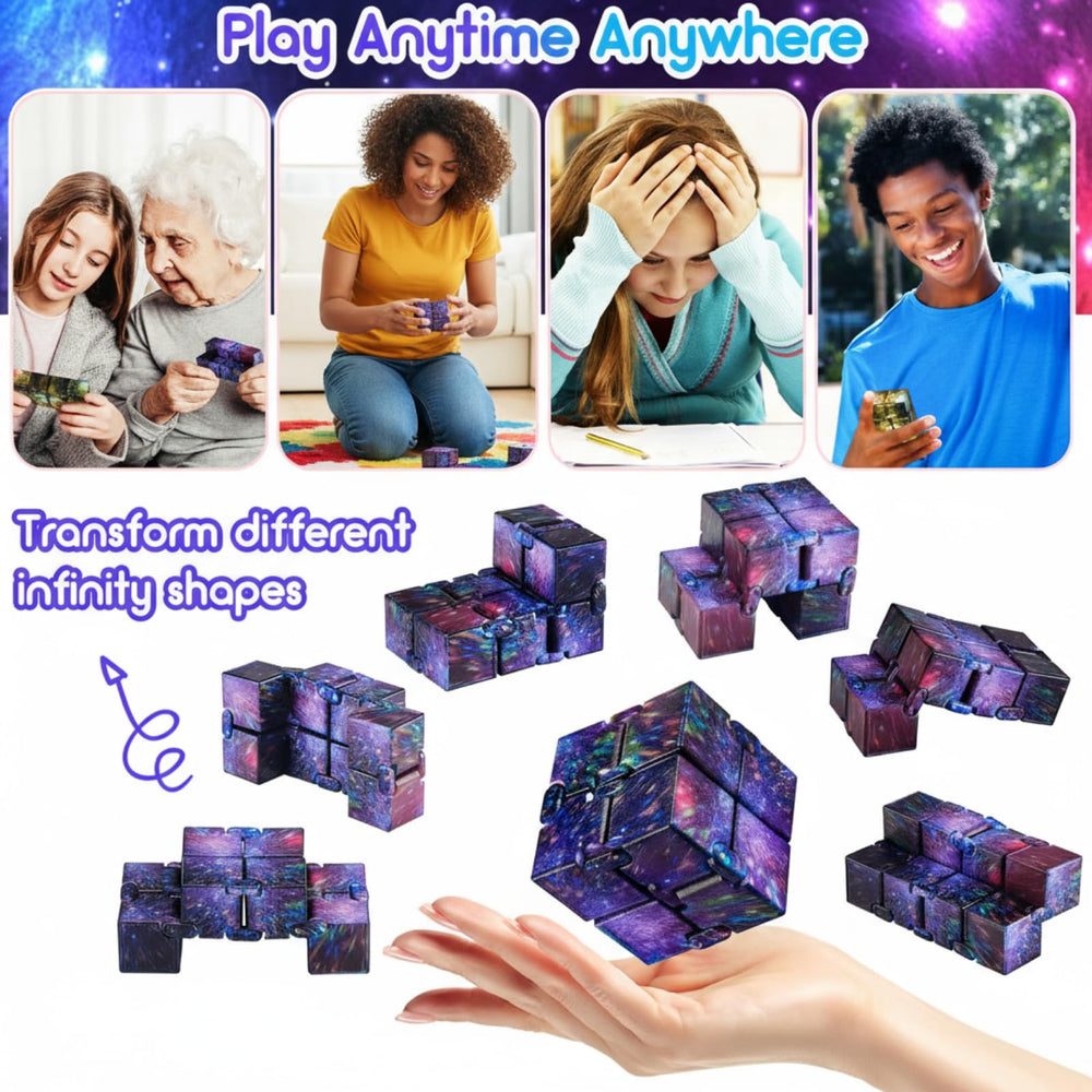 Skylety Galaxy teal cube is a thoughtful gift for colleagues or friends