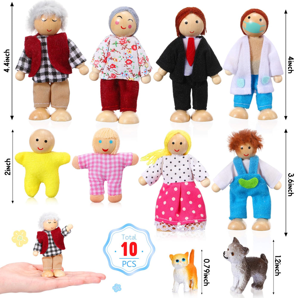 Skylety parents figure for nurturing family dynamics during imaginative play