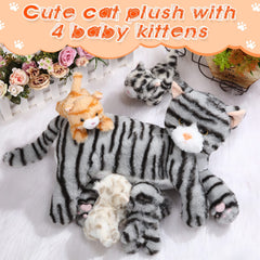 Skylety gift-ready stuffed cat set ideal for birthdays and parties.