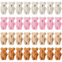 Skylety mini bear 2.36-inch plush ideal for cake toppers and party favors.