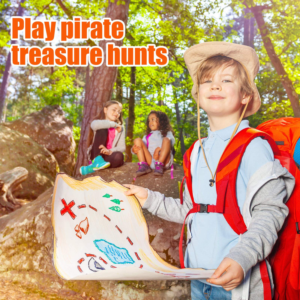 Skylety pirate skull coins add tactile props for interactive pirate-themed play.
