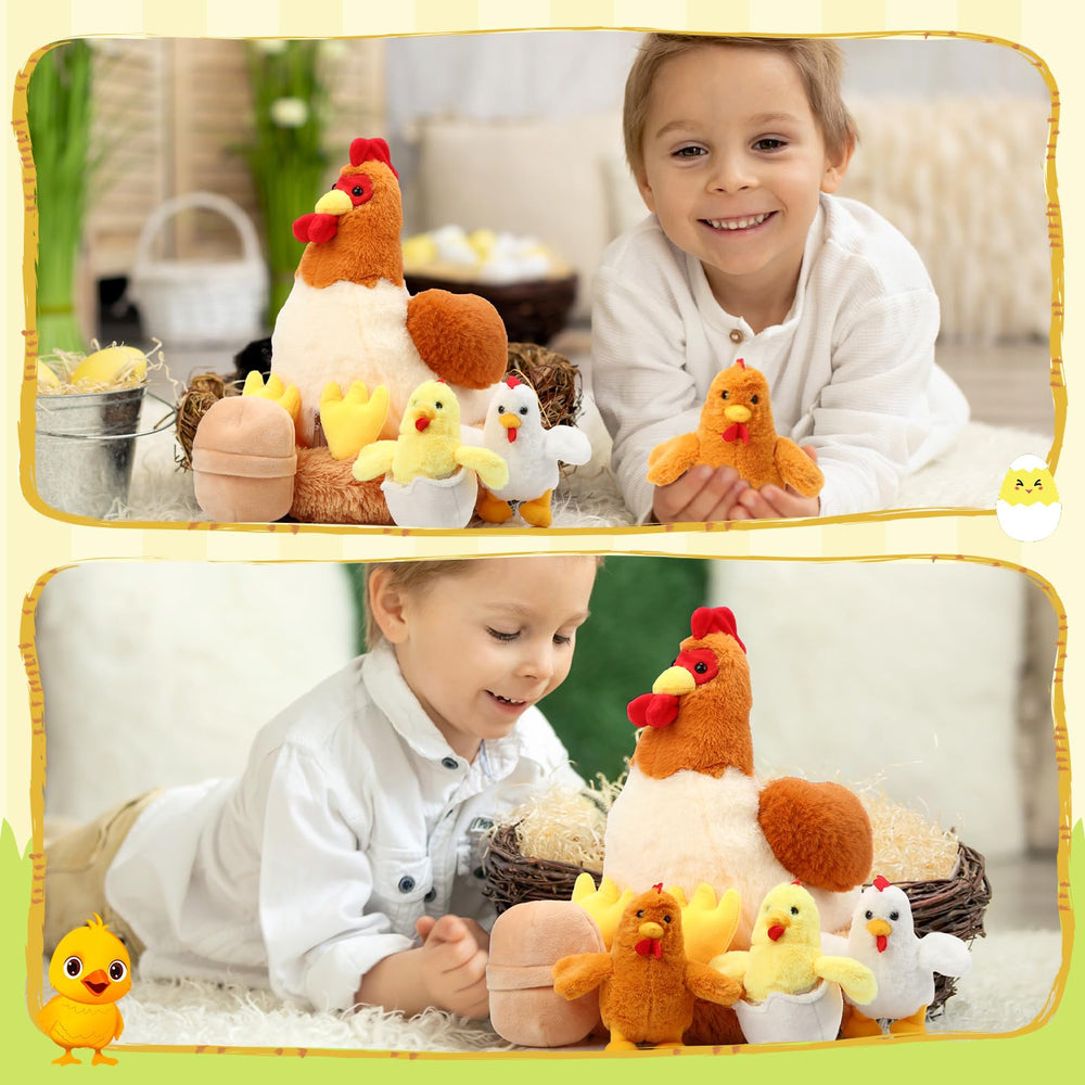 Skylety plush chick without shell for an extra cuddle buddy.