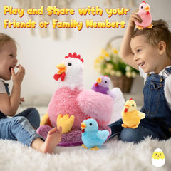 Skylety soft hen plush 25 cm for hugs and comfort
