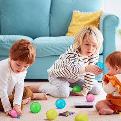 Skylety soft thermoplastic rubber ball showcases safe, flexible material