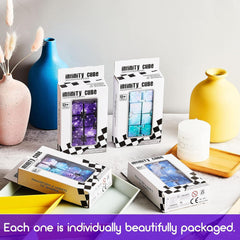 Skylety Starry Infinity Cube packaging, attractive display for events